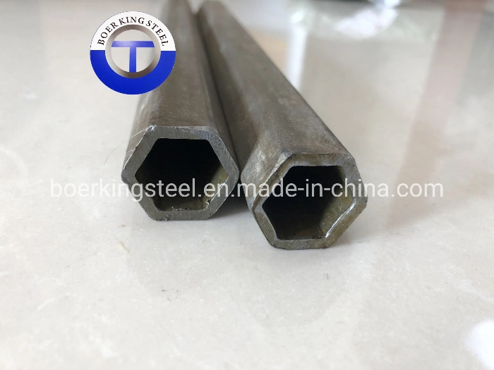 Cold Drawn Hexagonal Seamless Steel Tube, Low Carbon Special Shaped Steel Pipe