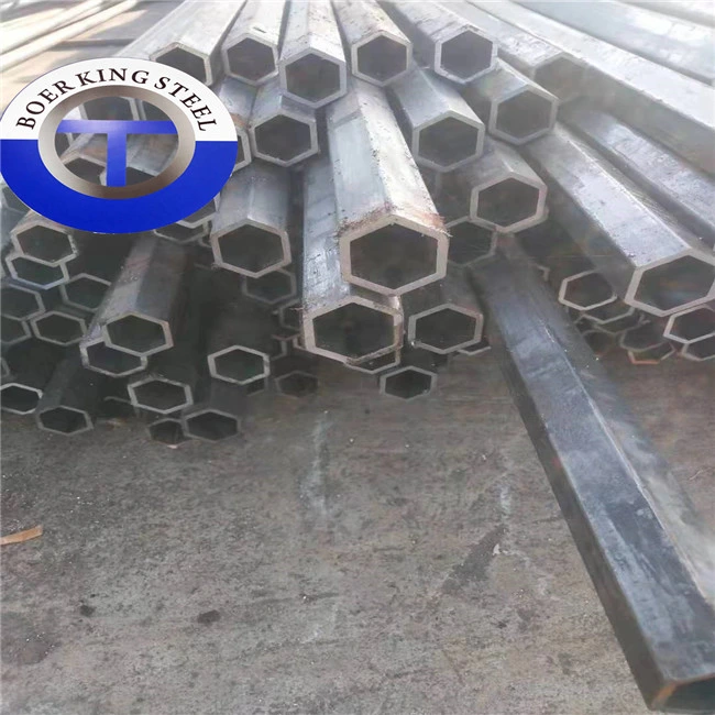 Cold Drawn Hexagonal Seamless Steel Tube, Low Carbon Special Shaped Steel Pipe