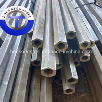 Cold Drawn Hexagonal Seamless Steel Tube, Low Carbon Special Shaped Steel Pipe